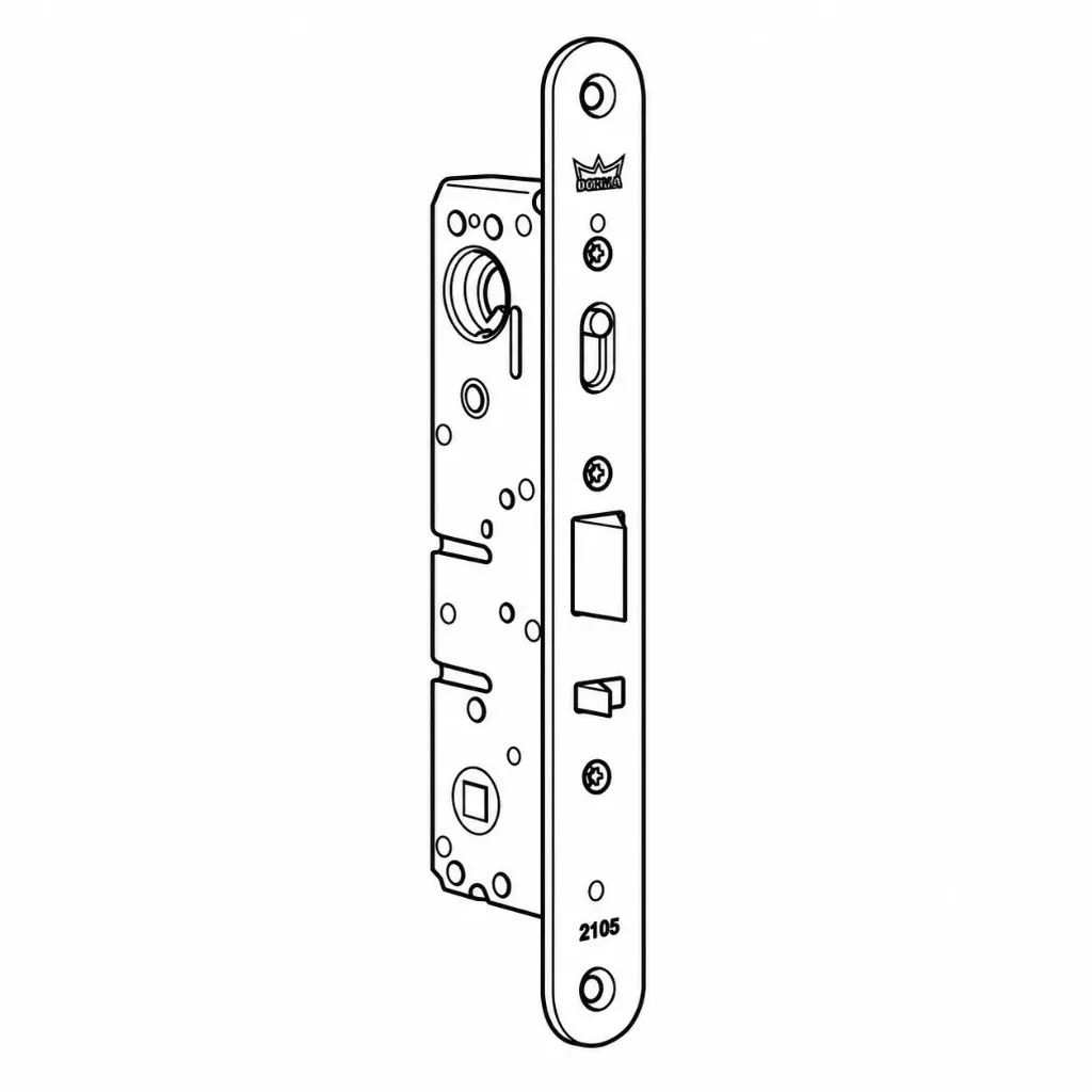 DL2105-35 profiilioven käyttölukkorunko vasen